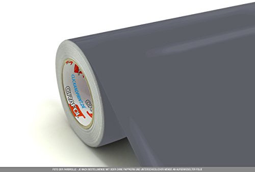 CLICKANDPRINT 3m Klebefolie, 63cm breit, Telegrau PR » Klebefolie/Stickerfolie/Selbstklebefolie