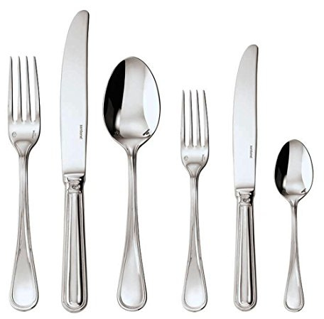 Sambonet MOD Contour 36 Pezzi 52501-84 c Manico Cavo in Acciaio Inox