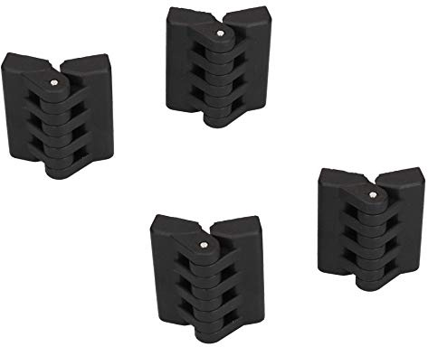 Charnière polyamide 64x65mm plastique Fixation invisible casier porte Hatch 4pk