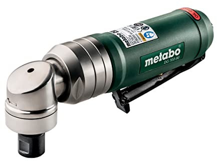 metabo Druckluft-Geradschleifer DG 700-90 - 6,2 bar Arbeitsdruck, 12.000 U/min Drehzahl - Kompakt & leistungsstark für Metallbearbeitung, präzises Schleifen, Gravieren & Fräsen, ergonomisches Design