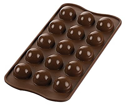 Silikomart 22.150.77.0065 TARTUFINO moule en silicone, Brown