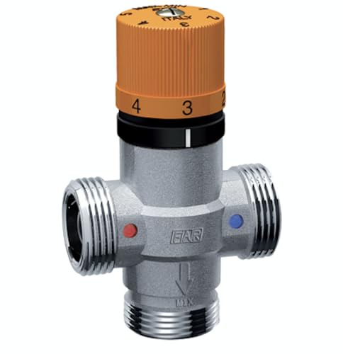 3954 34 Mitigeur thermostatique SOLARFAR 3/4avec raccords mâles FAR