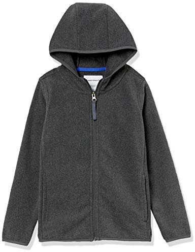 Amazon Essentials Veste à Capuche Zippée en Polaire Garçon