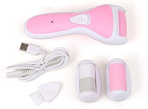XBSXP Lima eléctrica para pies Eliminador de Callos eléctrico Lima para Piel Muerta Dura Pies Depurador Pedicura Tacones Dedos de los pies para pulir Rodillo de Limpieza Cepillo exfolian