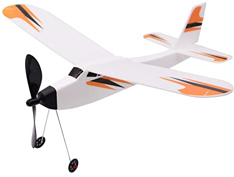 MagiDeal Foam Rubber Band Airplane Toy, 3D Glider Model for Kids, Random Designs
