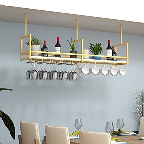 Portabottiglie Decorazione da soffitto Portabicchieri da vino, Mensole a muro, Scaffale vintage shabby chic, Scaffale per tubi industriali Scaffale per libri Scaffale a parete Orga