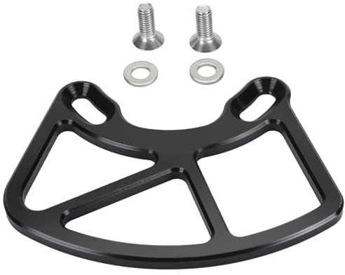 VBESTLIFE MTB Bash Guard, Solides, Leichtes Design, Aluminiumlegierung Bash Guard für Mountainbike, Passend für ISCG05 ISCG 03 22-46T Kettenblätter