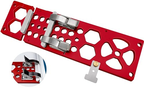 13.4inch Track Saw Guide Rail Square,90° Right Angle Track Saw Square - Compatible with Festool & Makita Guide Rail - Easy-Install Circular Saw Accessories for Precise Cuts(Upgraded)