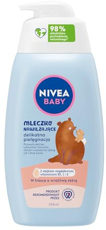 NIVEA BABY Feuchtigkeitsmilch Sanfte Pflege, 500 ml