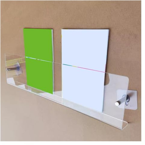 zeitungsständer zeitschriftenständer Klarer Acryl-Magazinständer für die Wandmontage, Modern Transparent Magazin-Zeitungs-Display-Halter für Büro und Bad, 30 35 40 45 50 55 60 65 70 75 80 85 90 95 1