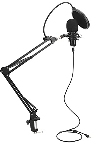 USB Microphone, Mixing Microphone Set Home USB Microphone Set for Studio Broadcasting