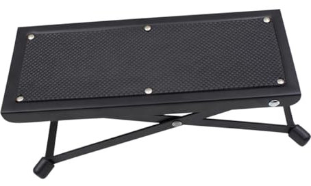 ifundom Gitarren-fußhocker Faltbar Für Gitarristen Gitarren-fußstütze Aus Robustem Material Gitarrenzubehör Für Üben Und Bühnenauftritte Komfortabler Fußhocker Mit Exquisiter Verarbeitung