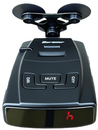 KARADAR S360 radardetektor X/K/Ka banddetektion med stad/motorvägsläge LaserEye Detection för bil FCC-certifierad för USA (ingen GPS-kamera