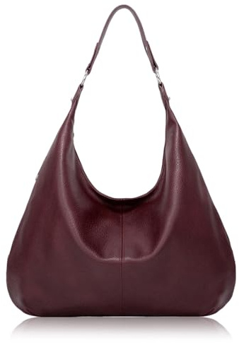 Aucuu Women's Tote Bag, Handtasche Damen, PU Leder Große Schultertasche, Damen Shopper, Taschen Vintage Hobo Bag, Shoulder Bag für Schule Büro Arbeit Reisen Ausflug Einkauf