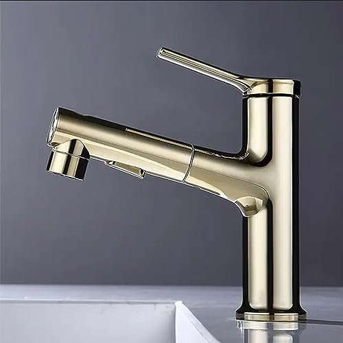 FBHDKJNFG Doppel-Badewanne, Wasserhahn Waschbecken, Badezimm Und Kaltschalter-Badezimmer-Wasserfall-Wasserhahn