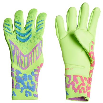 adidas Unisex Predator Pro Torwarthandschuhe Lucid Lemon/Lucid Pink 8