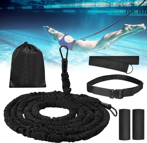 Cintura da nuoto per piscina, 4 – 10 m, regolabile, per piscina, per adulti