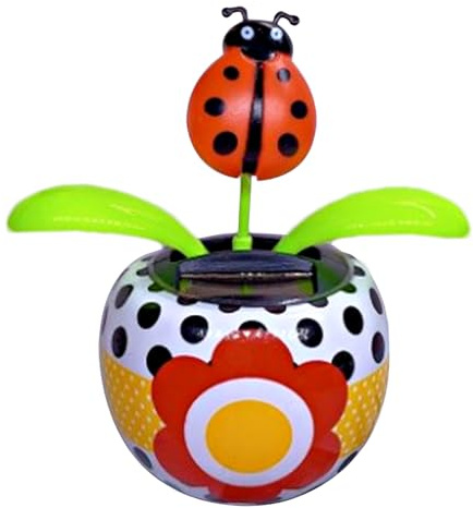 Generisch Dancing Solar Wobble Figure, Solar Wobble Figure, Solar Wobble Figure, Solar Powered Wobble Flower for Car, Home or Office