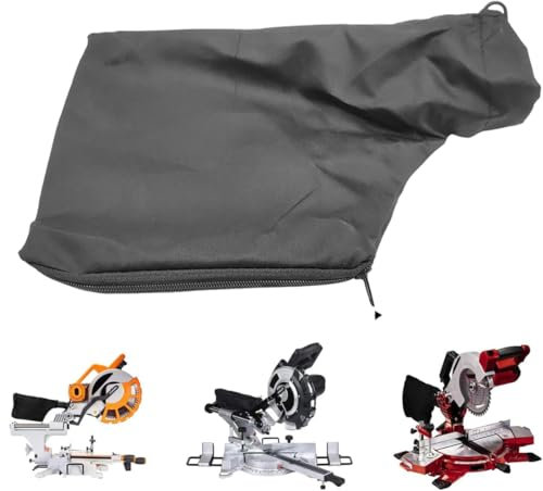 NHQZ Scie a onglet radiale, Sac à poussière avec fermeture éclair, Pour Scie à Onglet Modèle 255, Sac à Sciure avec Fermeture éclair et Support, Pour ramasser la poussière