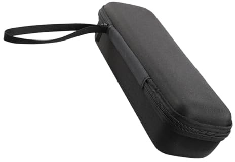 GOOHOCHY Custodia Protettiva Rigida Per Microfono Cerniera, Borsa Da Viaggio Compatta e Leggera Tasca Portaaccessori, Supporto Per Microfono Da Viaggio D'affari e Trasporto Sicuro