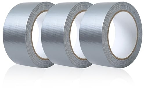 RANJIMA Vapour Barrier Tape for Roof Underlay Sheet, 3 Rolls Waterproof Roofing Tape for Bonding Underlay or Roofing Sheet, 5 cm x 20 m Underlay Tape for Permanent Air