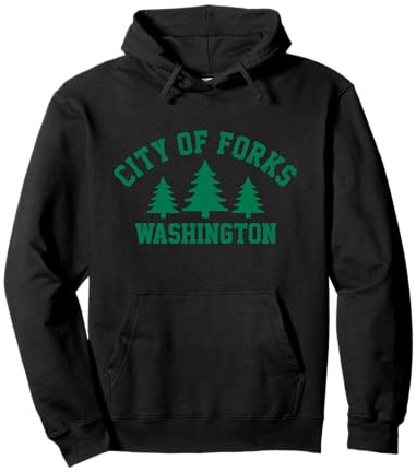 City Of Forks Washington Pullover Hoodie