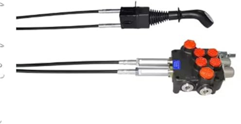 QAVLXIE Palanca de control hidráulica GJ1135B, joystick for tractor, 1 Uds.(Silver)