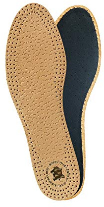 Kaps Suole per le Scarpe PECARI ai Carboni, Pelle Tinta Vegetale di Montone della Migliore Qualità con Carboni Attivi, Elegante e Confortevole (35 EUR)