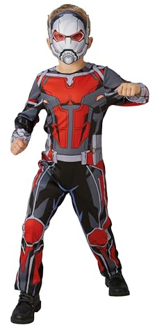 Rubie's 640486L kostym Ant-Man, Marvels Avengers klassisk, för pojkar, barn, 7–8 år halloween