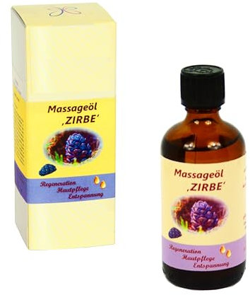 Premium Zirbenöl - geeignet als Massageöl, Duftöl, Badeöl; (75 ml)