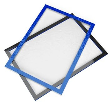 Magnetischer Rahmen A3 Farbe Blau Tasche zum Vorschlagen und Aufbewahren von Dokumenten und Fotos auf Metalloberflächen. 1 Stück