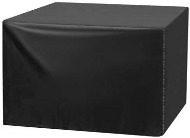 QWORK Universal Planer Dust Cover, Table Saw Cover, Miter Saw Cover, Protect Against Sawdust and Wood Chips, 28.3 x 24.4 x 19.6, Black, Fits Most Planer, Bench Drill Press