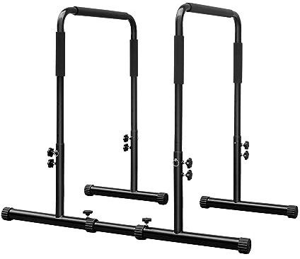 SculPong Dip Bars L-Sits Parallel Bars Adjustable Strength Training Fitness Dip Stand for Home Gym, Functional Full Body Exercise for Tricep Dips