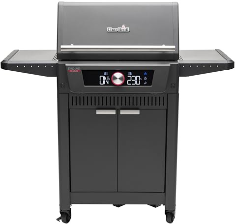 Char-Broil Evolve - Barbacoa de gas, parrilla de gas inteligente de 90 °C a 370 °C, control de aplicación, función de limpieza