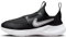 NIKE Flex Runner 3, Sneaker, Negro y Blanco, 38 EU