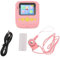 Fotocamera a Stampa Istantanea per Bambini, Regali di Compleanno di Natale per Ragazze e Ragazzi, Videocamere Digitali con Schermo HD 48MP da 2 Pollici e Zoom 8X per Bambini (PINK)