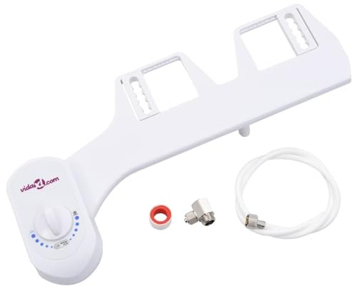 Brokky Bidet Accessorio per WC con Ugello Singolo-Bidet WC per Acqua Fredda,Portatile,nebulizzatore per Bidet Non Elettrico,pulitore per WC a Pressione Regolabile