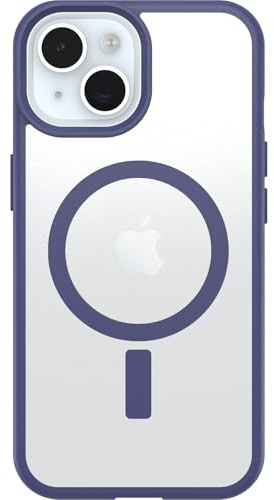 OtterBox Sleek Series MagSafe Case for iPhone 17e, 16e, 15, 14, 13, Shockproof, Drop proof, Ultra-Slim, Protective Thin Case, Tested to Military Standard, Clear, Purple, Non-Retail Packaging
