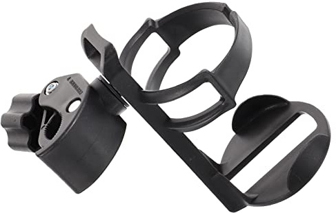 TOPPERFUN Portavasos para Manillar de Bicicleta y Cochecito Rotación Multiángulo, Soporte Seguro para Botellas de Leche y Tazas de Café en Exteriores