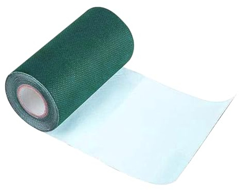Weqizuerqi Artificial Turf Seam Tape, Self Adhesive Single Sided Artificial Grass Tape, Green Fixed Adhesive Connection Synthetic for Outdoor Fixing Carpet Mat Jointing Lawn Rug Garden Playground