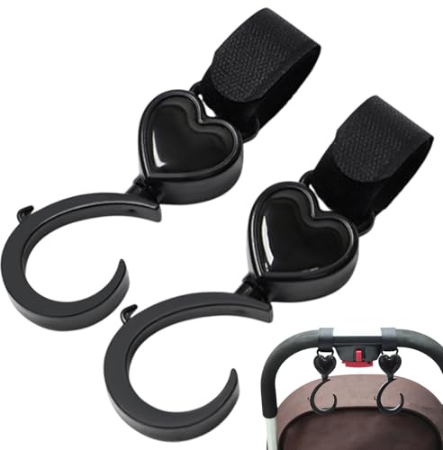 Clips De Gancho Para Cochecito: Soporte Para Bolsa Multifuncional, Accesorio Para Cochecito, Herramienta Organizadora Universal, Ayuda De Almacenamiento Portátil | Clips De Gancho Para Bolsa De Pañale