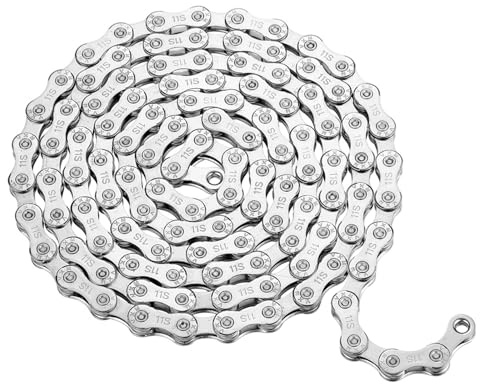 ToMaFu 6/7/8 Speed Bike Chain 116 Links, 1/2 x 3/32 for Shimano SRAM Campagnolo, Rust-Proof Wear-Resistant Bicycle Chain for Road Mountain MTB BMX E-Bike