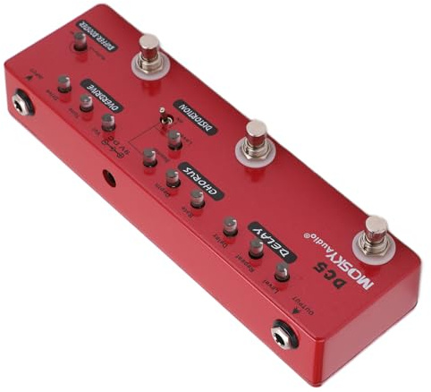Stylebest Gitarrpedal Multi Effects Metal All-in-1 True Bypass Buffer för Elbas och Musiker DC 9V