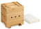 Navaris Presse à Tofu - Kit de Fabrication de Tofu en Bambou avec 1x Tissu étamine 100% Coton - Moule à Tofu Lait végétal de soja Fromage tempeh
