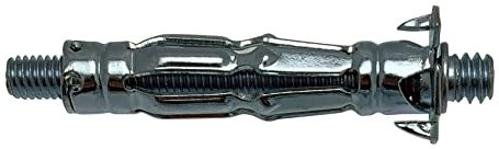 fischer - Metalldübel für Gipskarton HM-PV 6 x 37 mit vormontiertem Schraubbolzen/Box mit 50 Stück