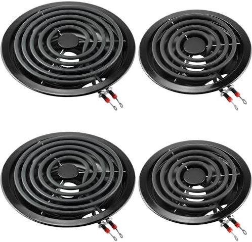 Electric Stove Burner Drip Pans 318067041(6)318067051(8) Replaces 5304430149 5304430150,Electric Stove Burner MP15YA(6) MP21YA(8) Compatible for Frigi-daire Ken-more Cro-sley Tap-pan etc by MIFLUS