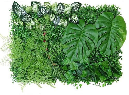 Künstliche Balkon-Dekoration, Sichtschutz aus Glas, Buchsbaumhecke für den Außenbereich, Dekoration, künstliches Heckenschild, Sonnenschutz, Wandpaneel, Buchsbaum, Glas, Ha