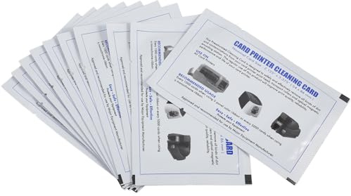 HOMSFOU 15pièces Fiches de Nettoyage pour Terminaux de Paiement Distributeurs Automatiques Scanners de Chèques Outils de Nettoyage pour Lecteurs de Cartes Compteuses de Billets Double