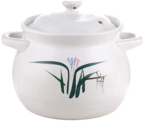 Casseruola in ceramica in stile giapponese, per cucinare lentamente e servire pasti deliziosi (2,85 l)