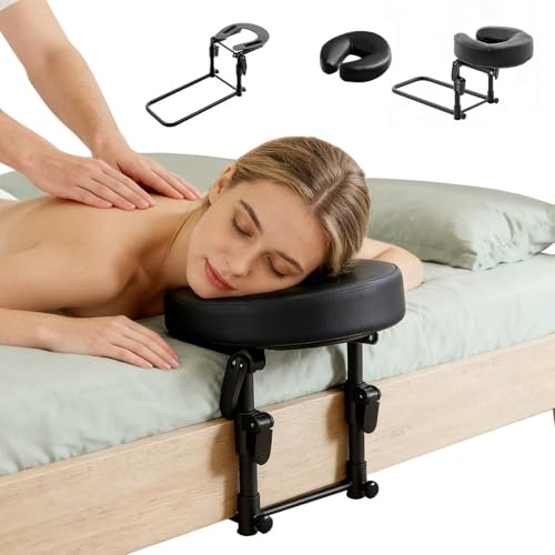 Poggiatesta Massaggio Letto, Poggia Testa Letto Massaggio, Supporto Poggiatesta Divano, Altezza Regolabile 14-45cm, Supporto Cuscino Massaggiante, per Cura degli Occhi, Bellezza, SPA Viso